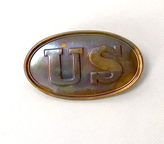 US Pattern 1839 "Baby" Belt Plate - Lead Filled