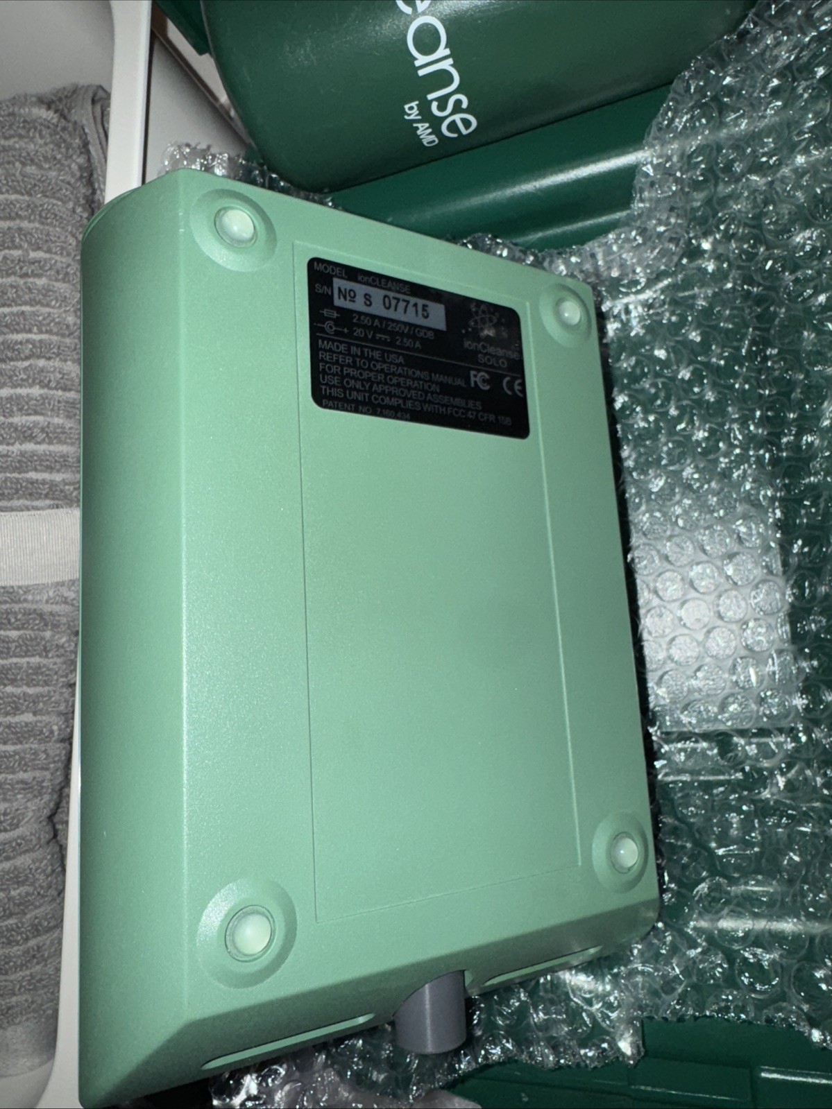 IonCleanse Solo by AMD - Professional Foot Detox System - Exc. Condition