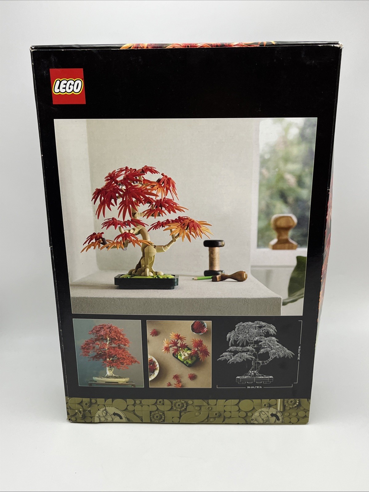 SEE PICS LEGO Botanicals Japanese Red Maple Bonsai Tree - 10348