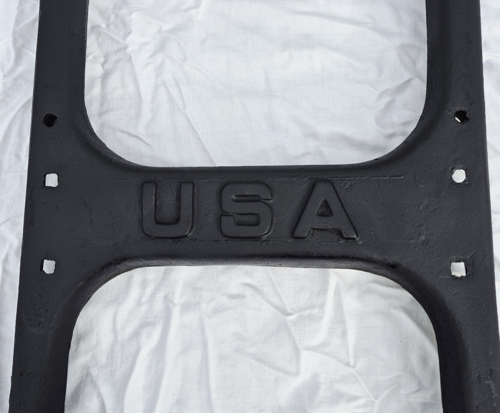 Antique Industrial Vintage Cast Iron Table Legs USA 28 Inches Tall