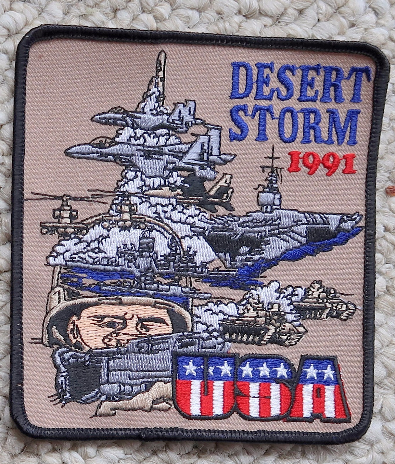 Operation Desert Storm Campaign War Military Iraq Kuwait Patch