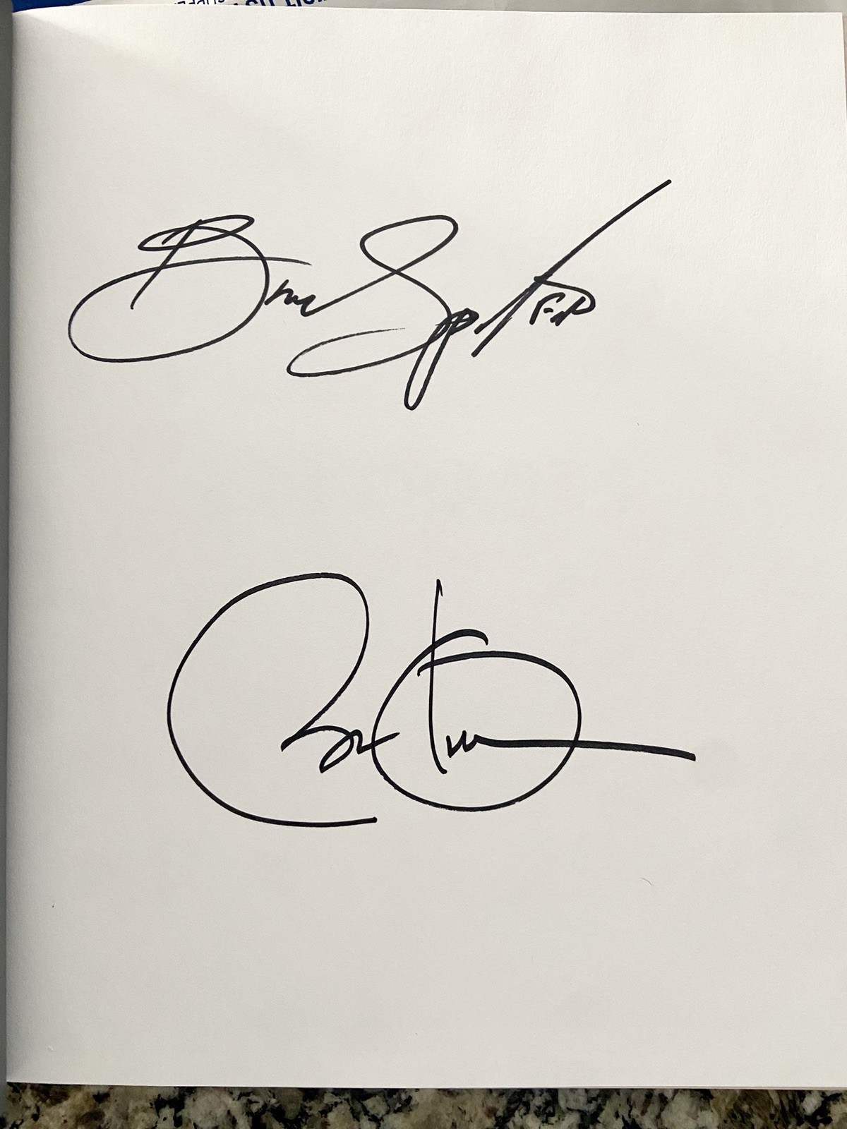 GEM! Bruce Springsteen/Barack Obama Renegades Deluxe Edition DUAL SIGNED Book
