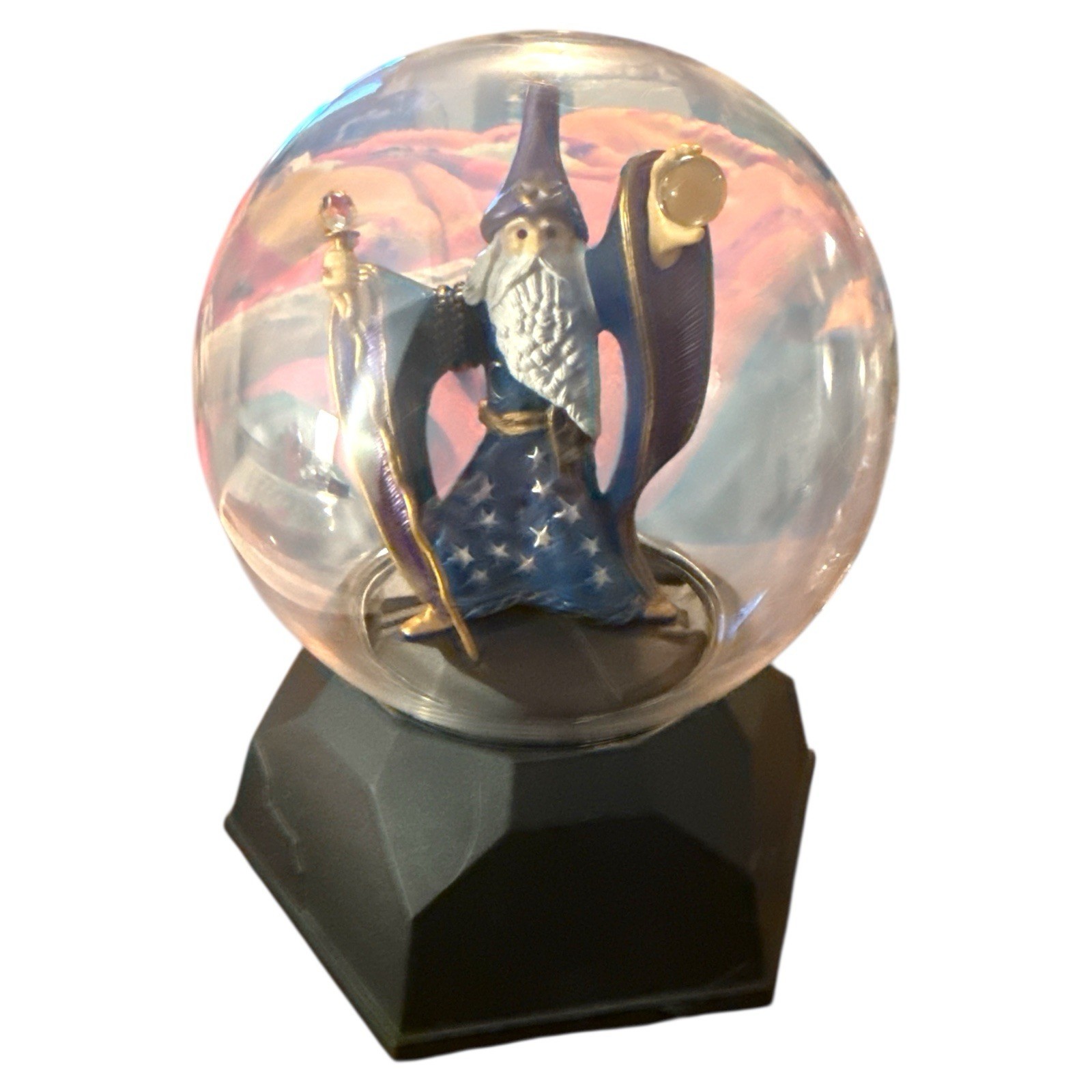 Wake The Wizard Game Enchanted Talking Crystal Ball Only 1991 SPANISH Works