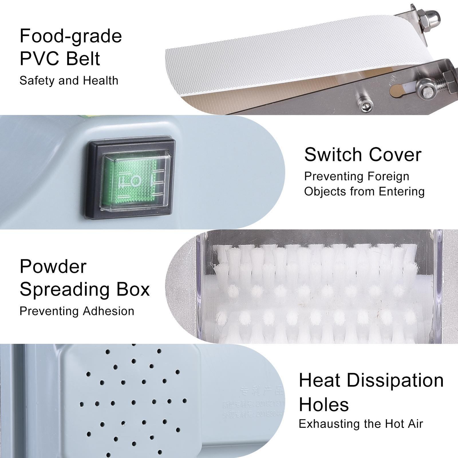 Automatic Dumpling Skin Machine Dumpling Wrapper Maker with 8mm Model 110V New-