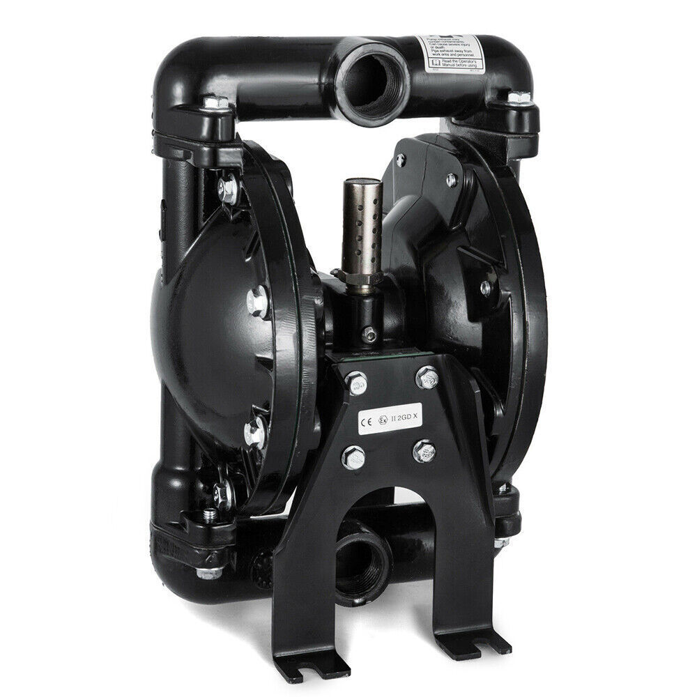 Air-Operated Waste Oil Transfer Pump 35Gpm Pneumatic Dual Diaphragm Pump 120PSI