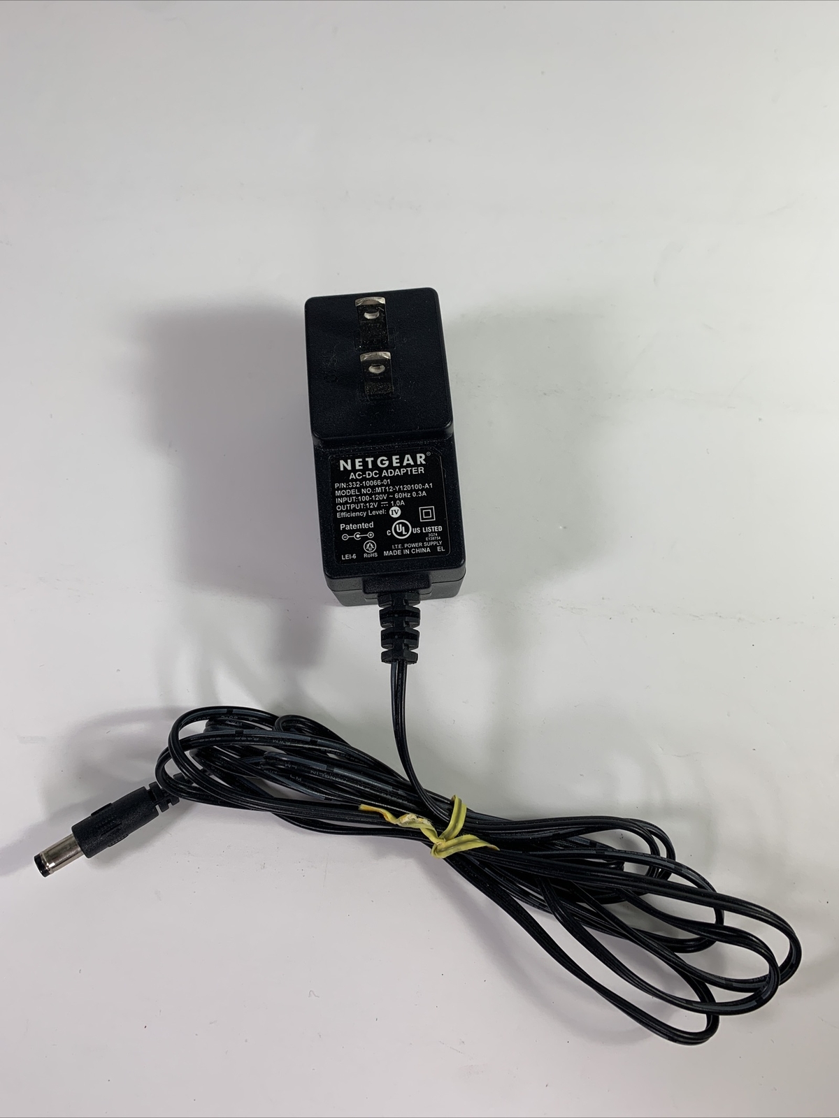Genuine OEM Netgear 12V AC-DC Adapter Model MT12-Y120100-A1 P/N 332-10190-01