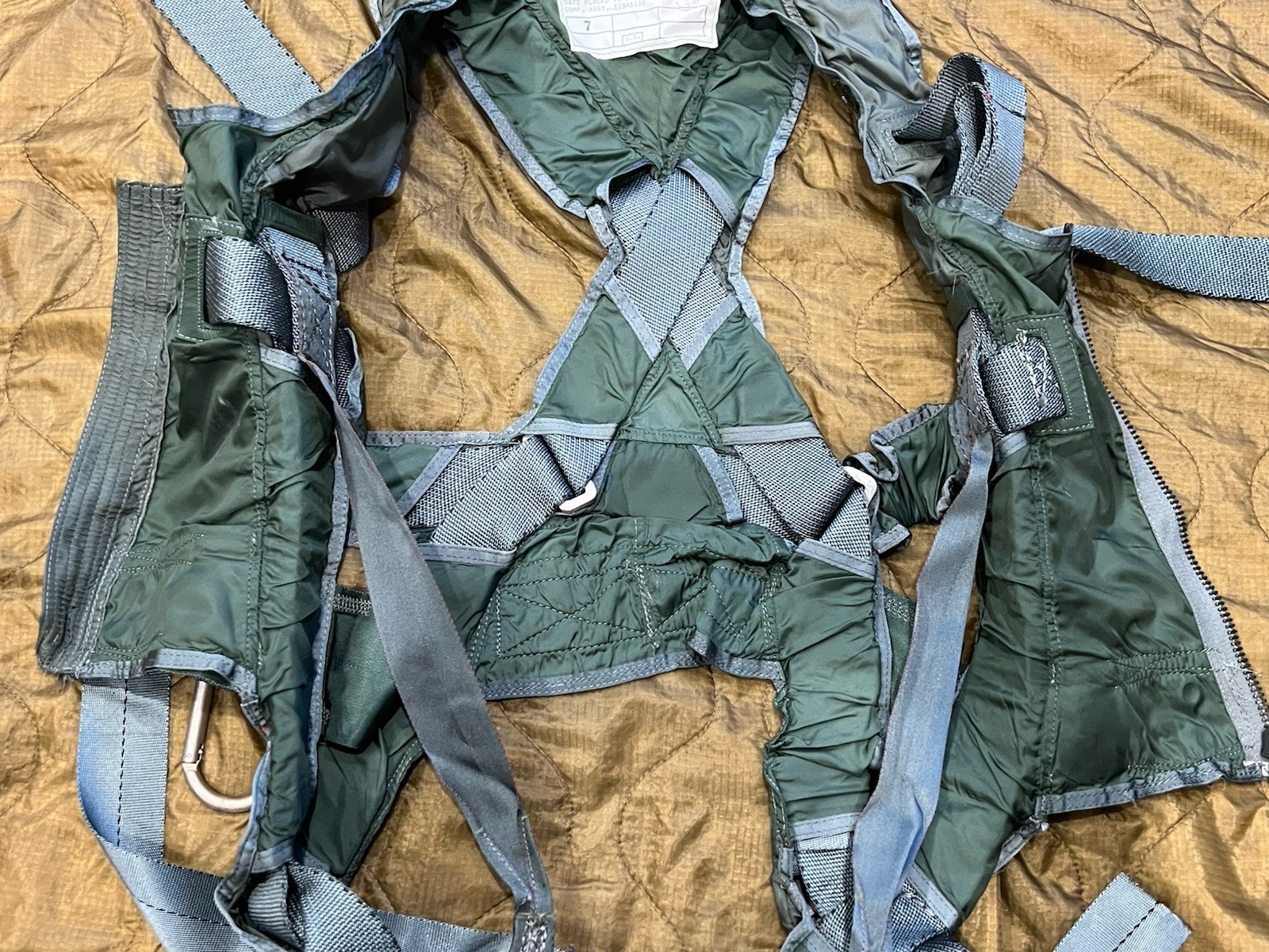 Vintage USGI Pilot’s MA-2 Torso Harness Assembly - US Navy - Post Vietnam 1980s