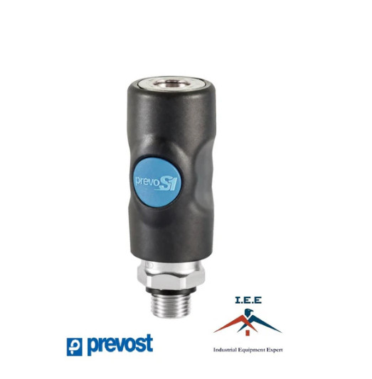 Prevost ISI 061251 Safety Air Plug Coupler 1/4" MNPT