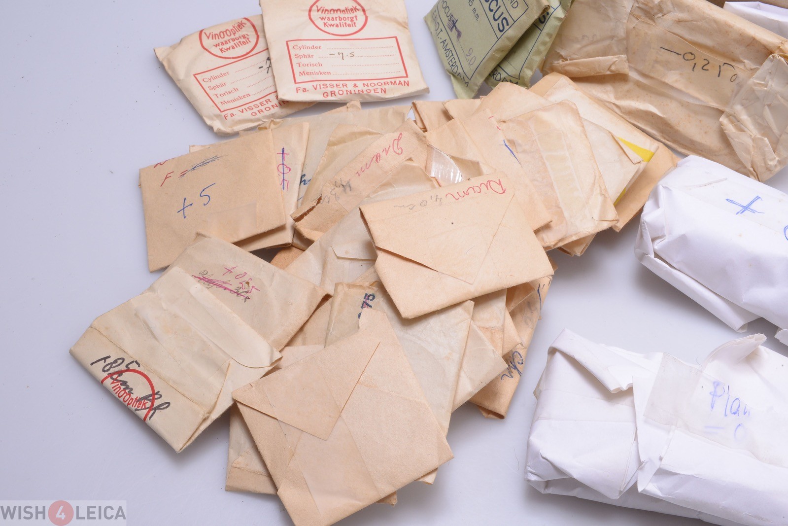 ✅ 200+ UNCUT ANTIQUE REPLACEMENT GLASSES, LENSES -9 TO +5 ROUND DIOPTRE MENISCUS