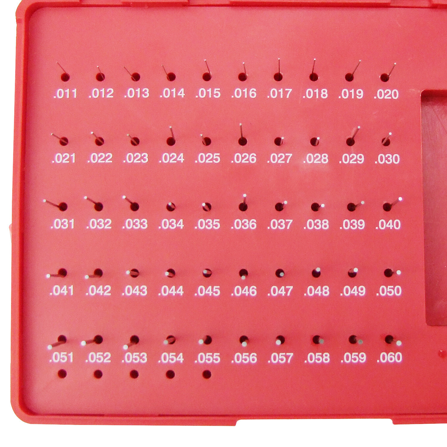 HFS(R) Steel Pin Gauge Set - 50pcs M0 .011-.060" - Class ZZ