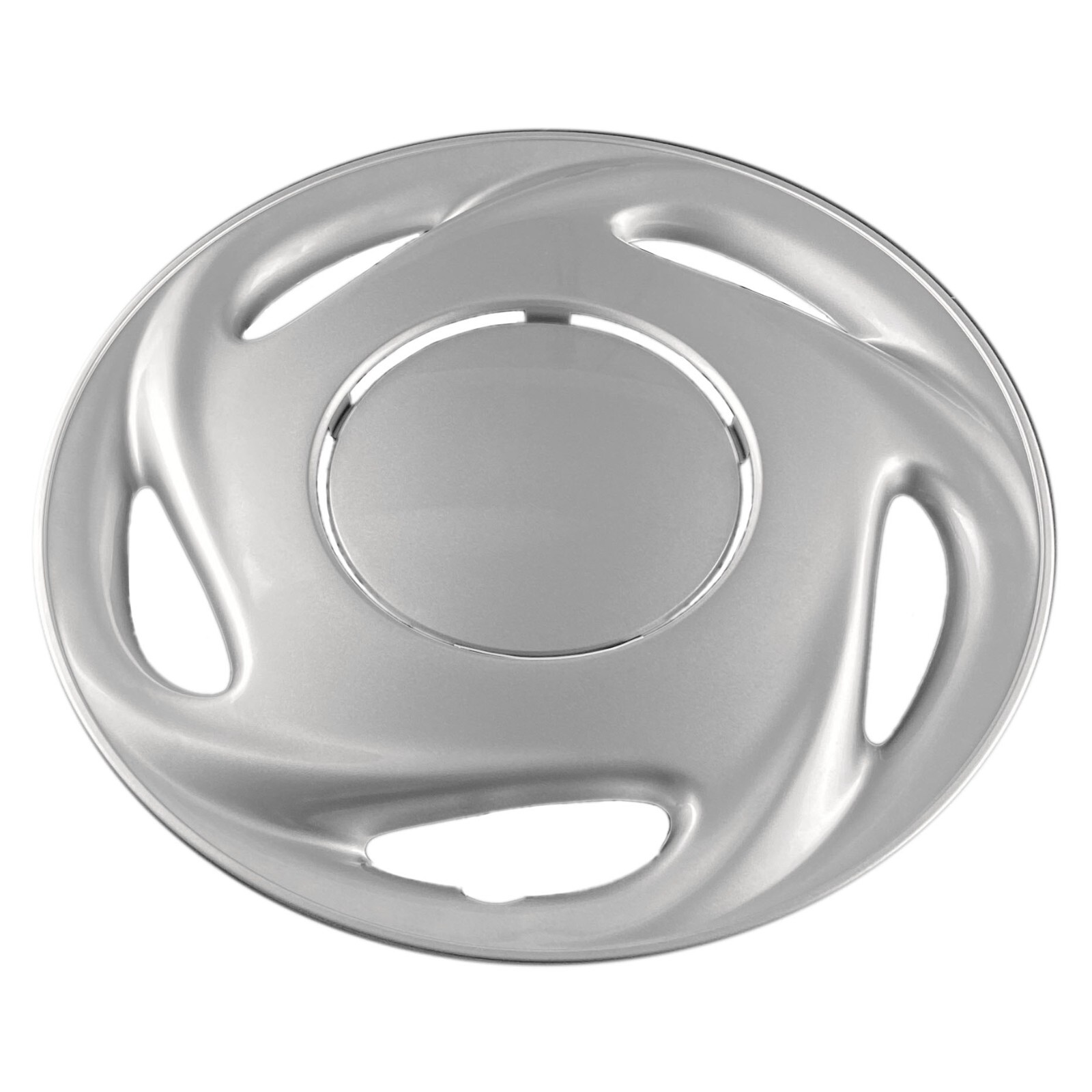 Set of (4) 14" Silver Hubcap Replacements for 1993-2002 Toyota Corolla