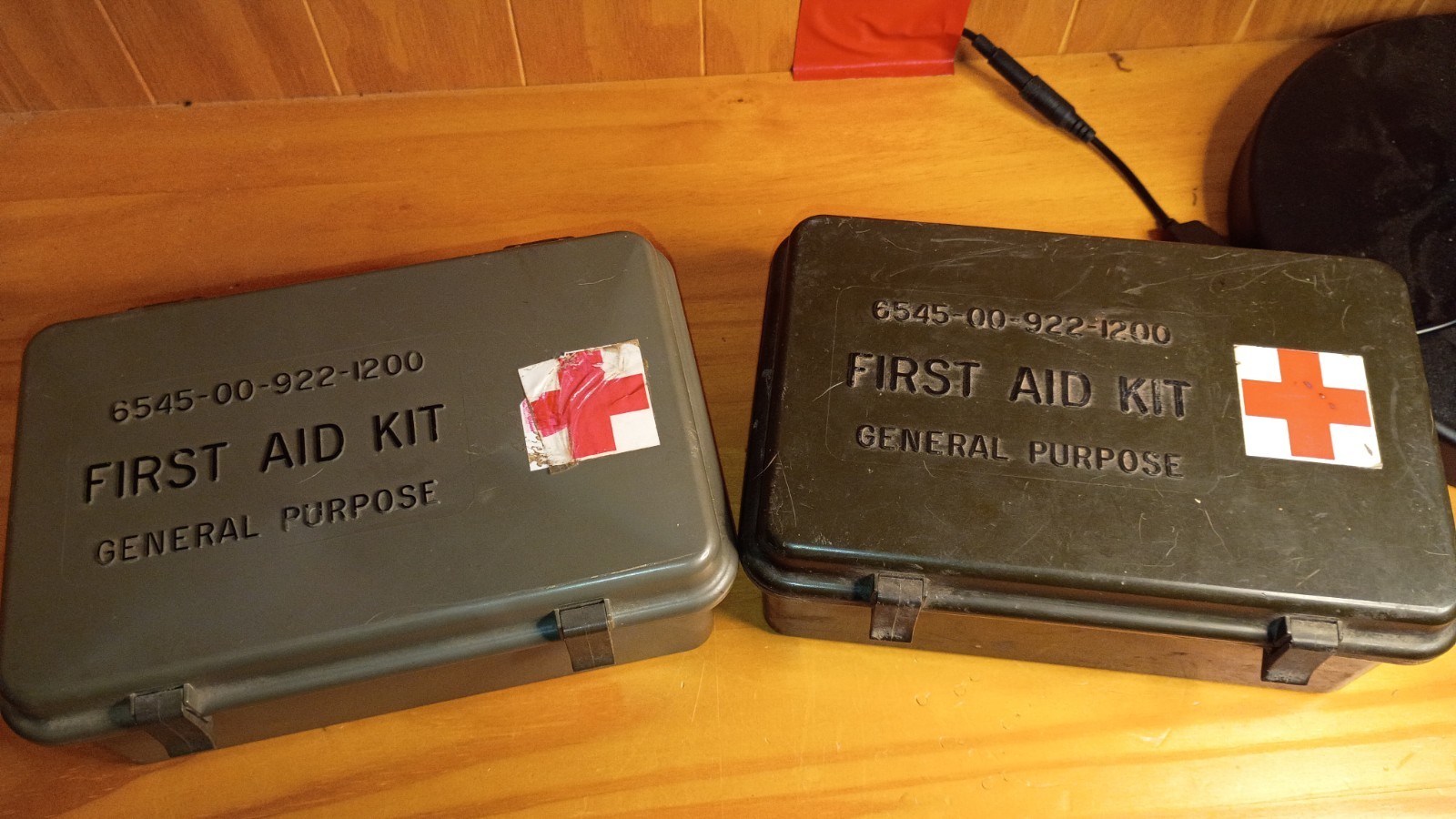 2 US Military Army General Purpose Vehicle First Aid Kit 6545-00-922-1200