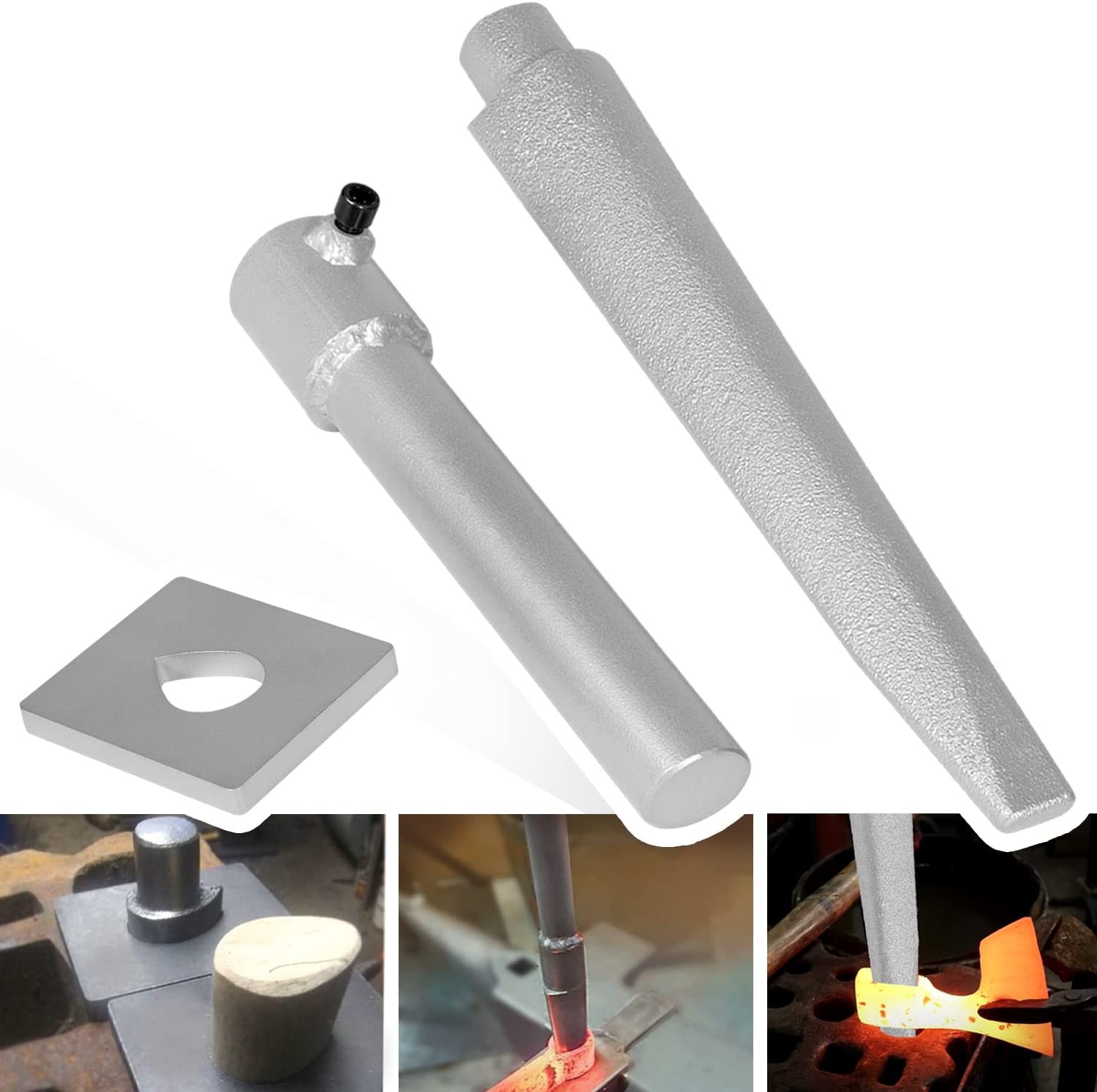 Blacksmith Forged Axe Eye Drift Set Mandrel Blacksmith Tomahawk/Hammer Drifting