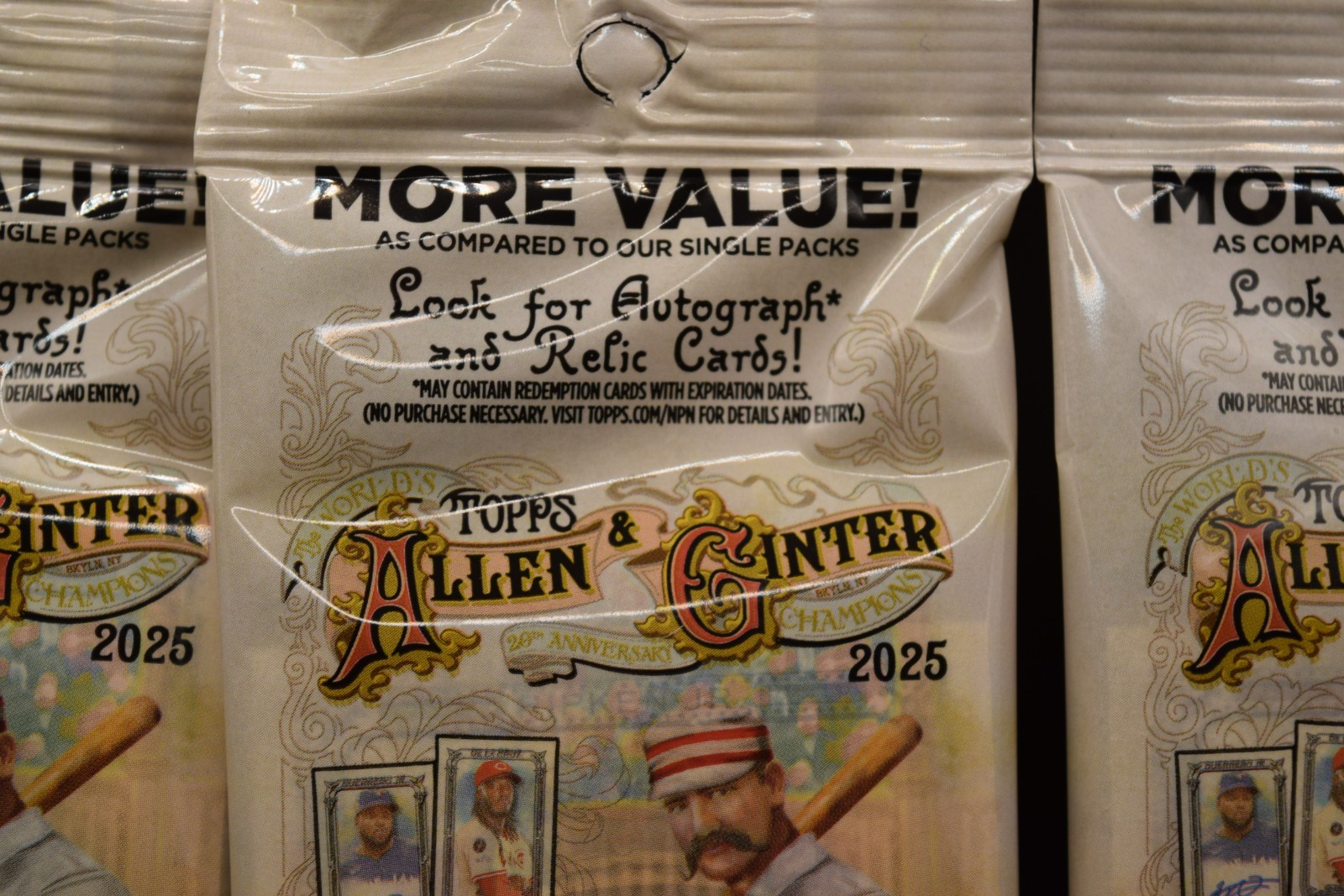 3 - 2025 Topps Allen & Ginter MLB Baseball Value Fat Pack - Qty Available