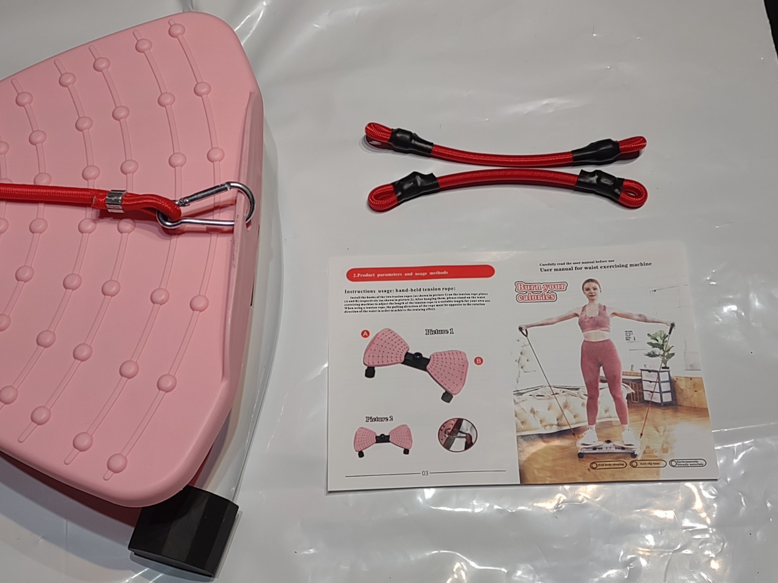 MERACH Waist Twister Ab Machine with 300 lbs Capacity, New