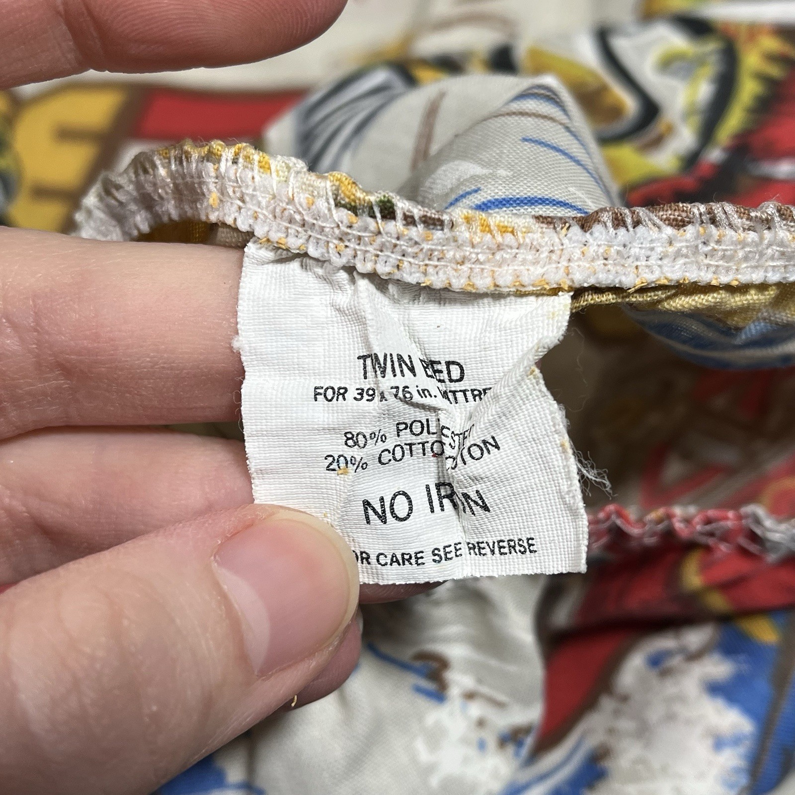 GI Joe ARAH Vintage 1985 Hasbro Bedding Twin Fitted Sheet with Pillow Case V1