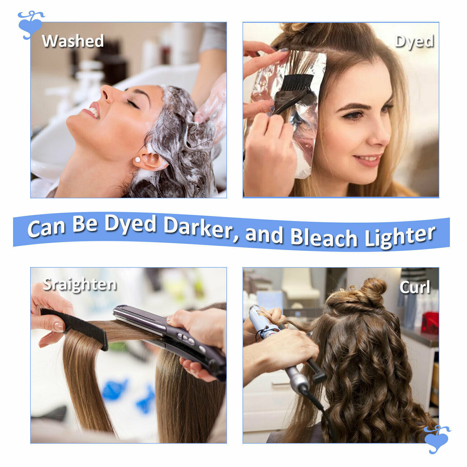 Seamless Tape in Human Hair Extensions Skin Weft Tape-on Real Thick Hair 16-26in