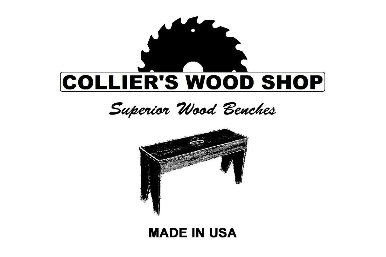 Rustic Wood Bench Solid Wood Top Brown With Polyurethane Clear Coat