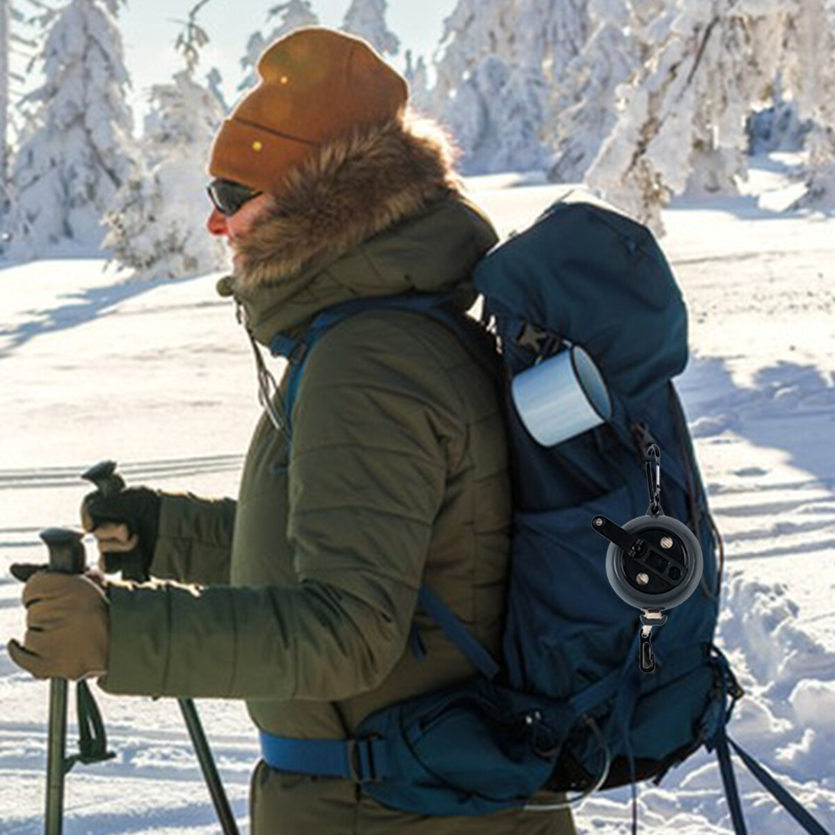 Treestand Retractable Bow Hoist Rope 33FT Bow & Gear Hoist for Hunting 4MM Thick