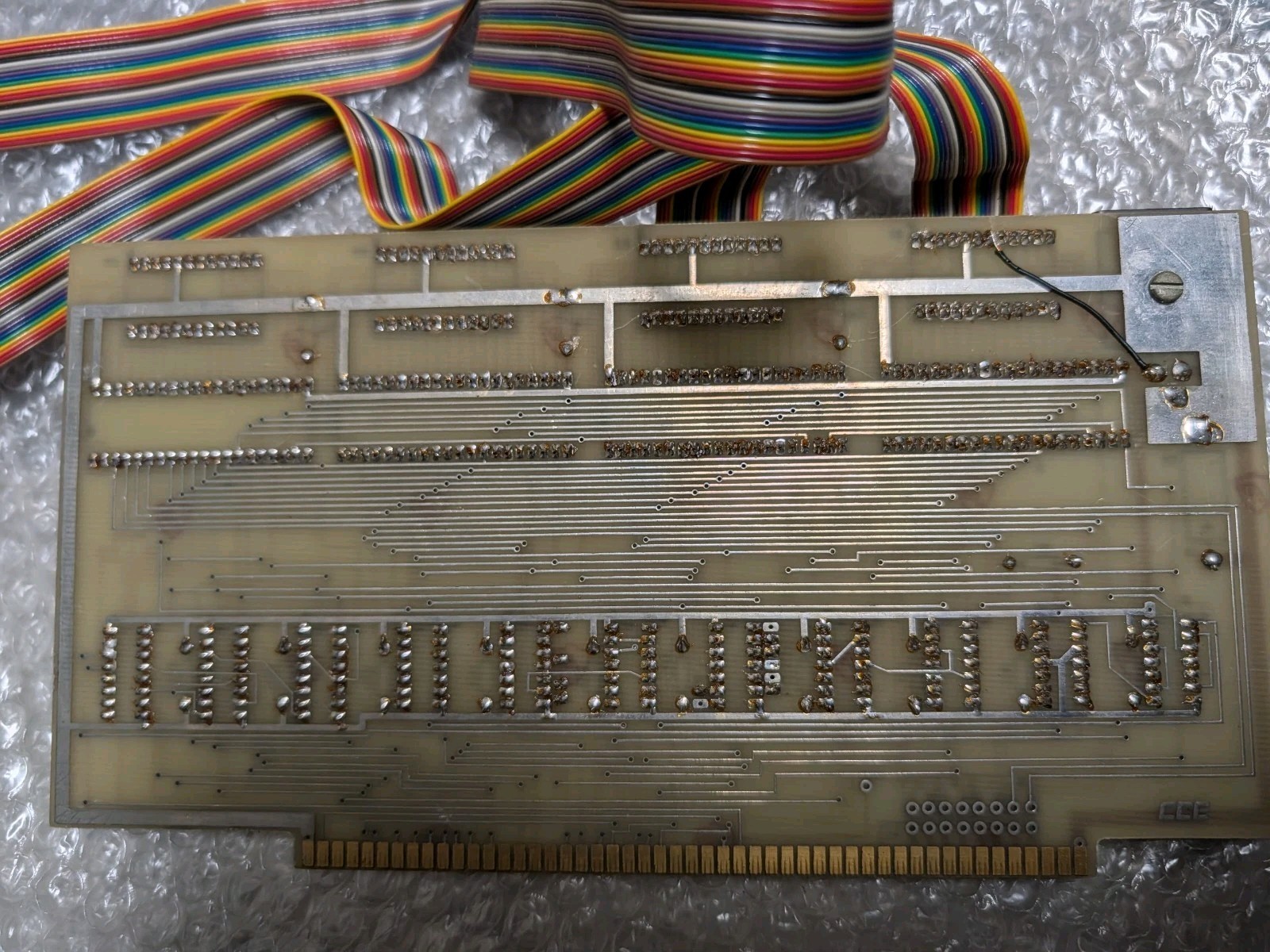 MITS Altair 88-4PIO Parallel interface board. 2 of 4 parallel ports & cables