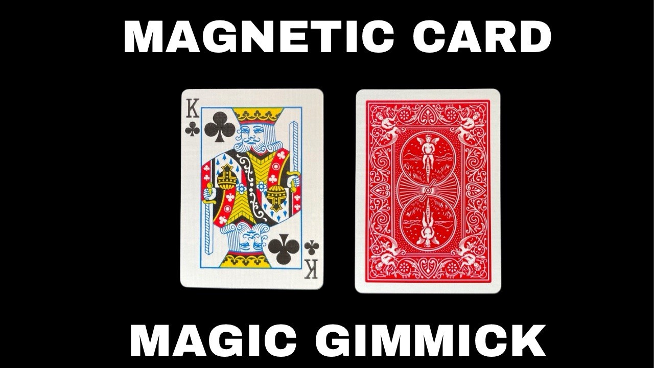 Magic Trick Magnetic Playing Card For Easy Vanish Tricks Magician's Gimmick