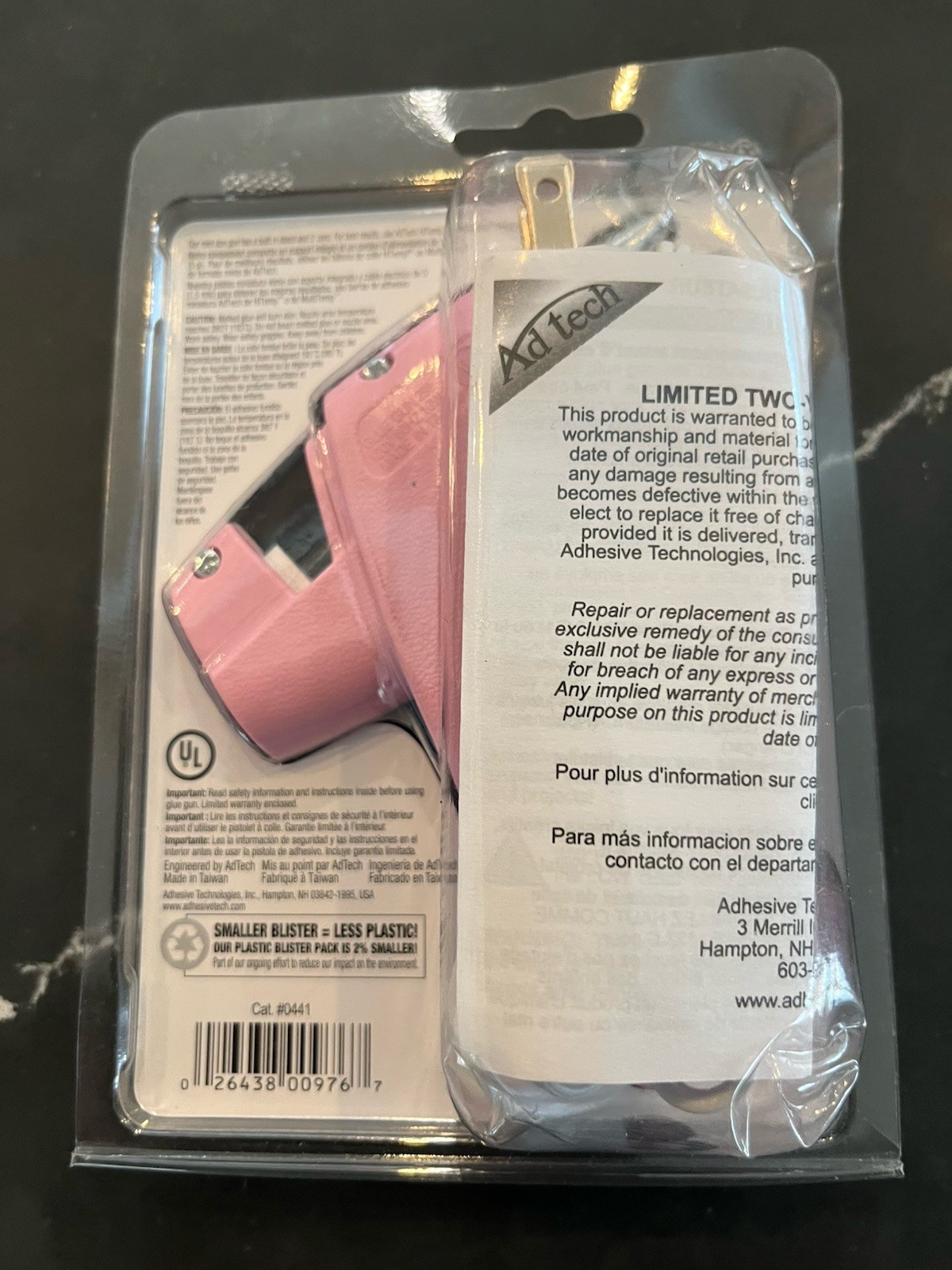 High Temp Mini Glue Gun Pink Brand New