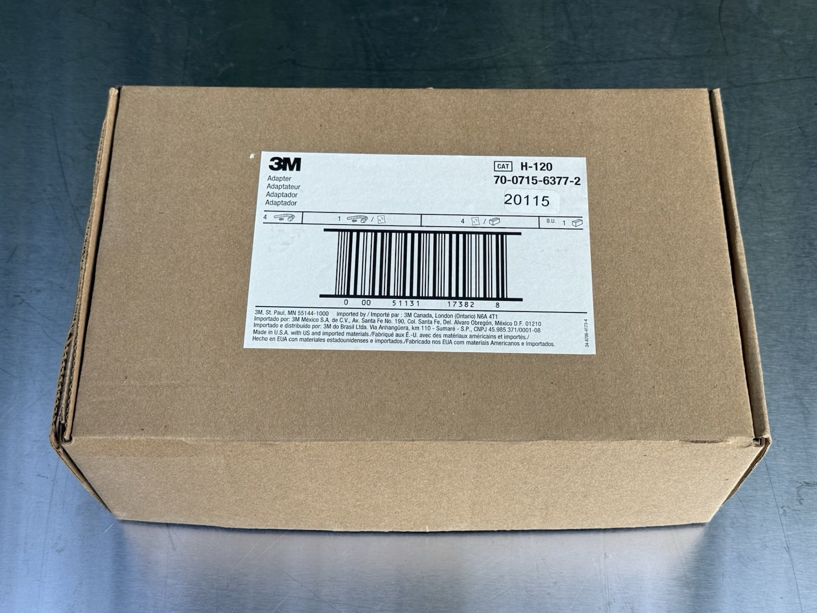 Pack Of 4 - 3M H-120 PAPR Respirator Breathing Tube Connection Adapter *New