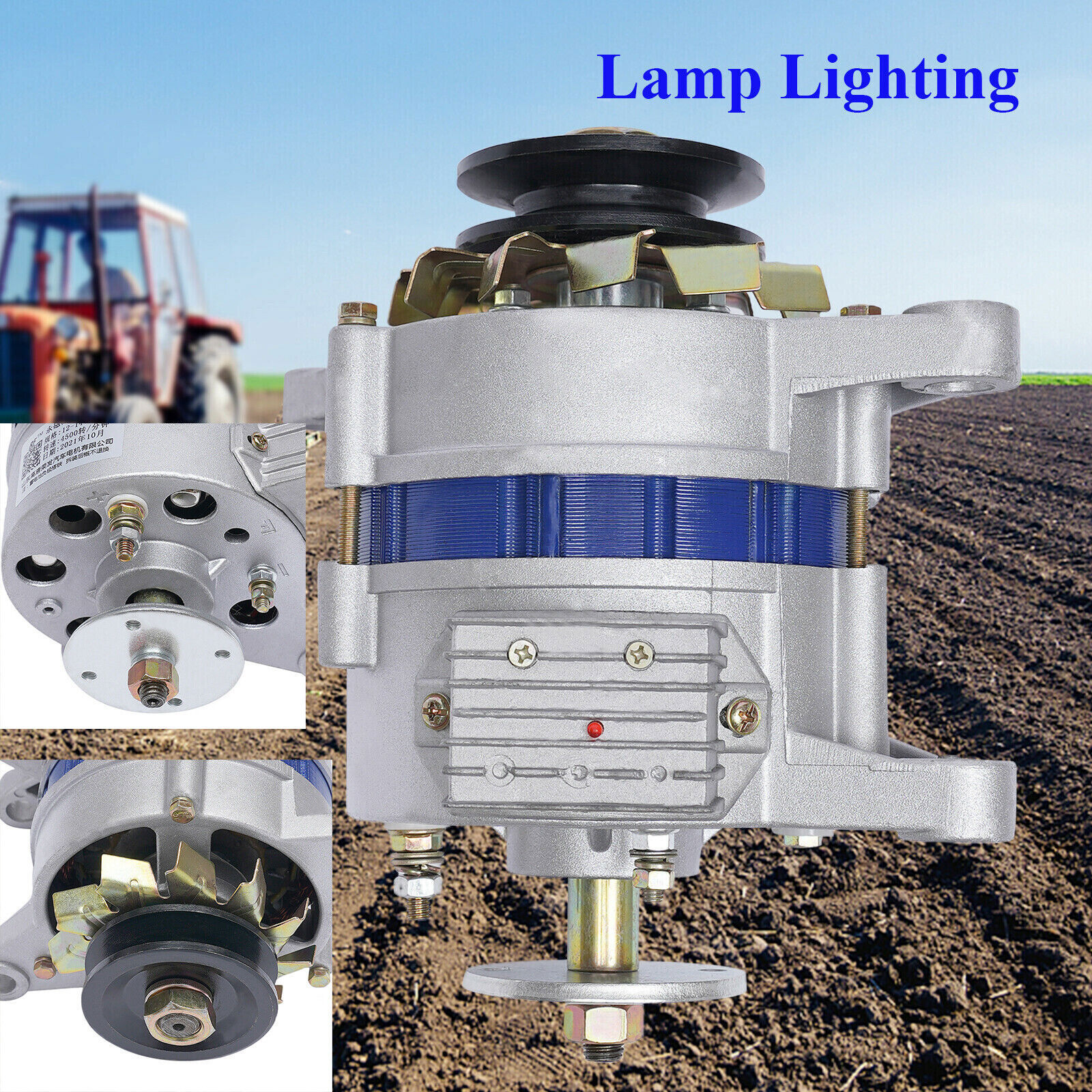 1200W Low Rpm Copper Permanent Magnet Alternator 12V Synchronous Generator PMA