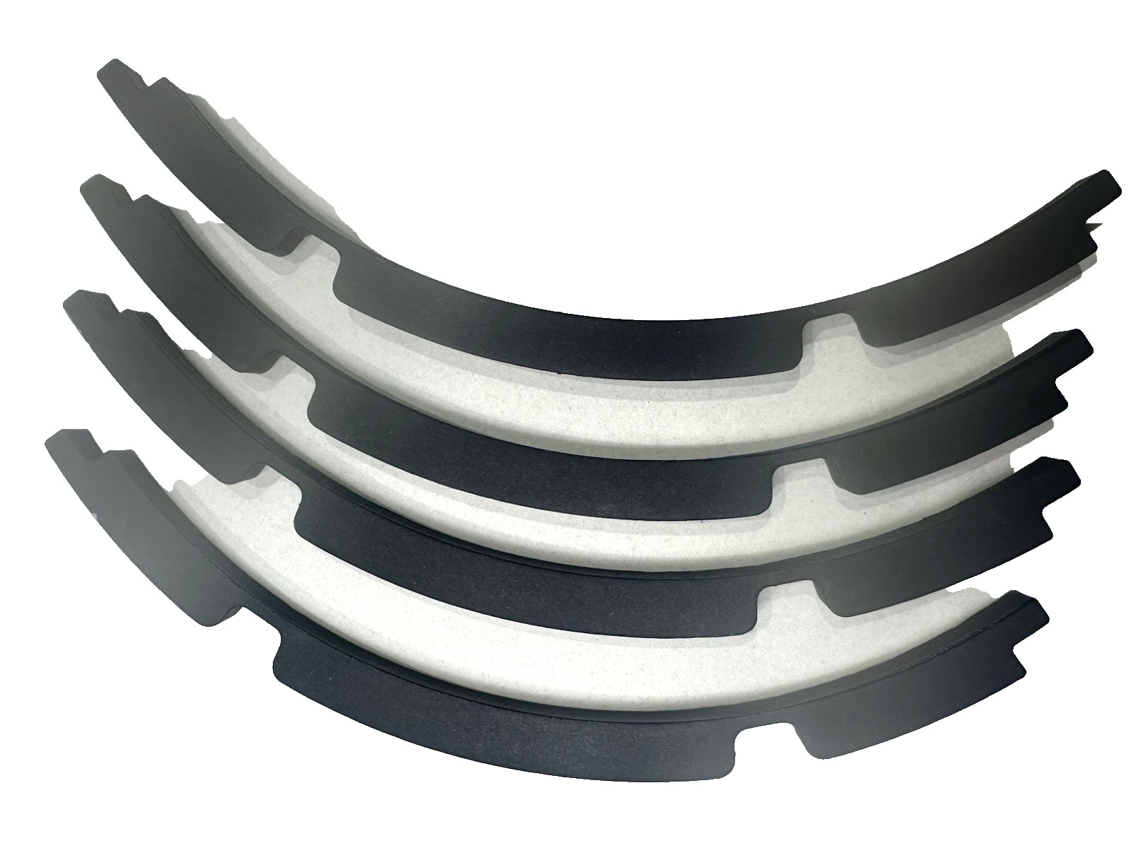 (2) Two Sets of 12" Chipboard 4 Piece Segments Speaker Gaskets