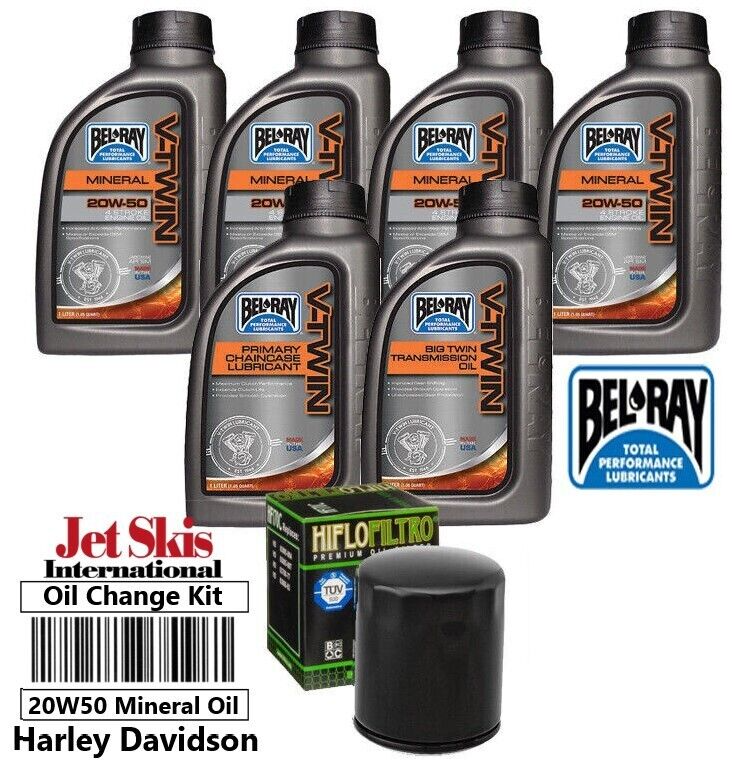 Harley Davidson Engine Oil Change Kit V Twin Cam Dyna Softail Fatboy Electra