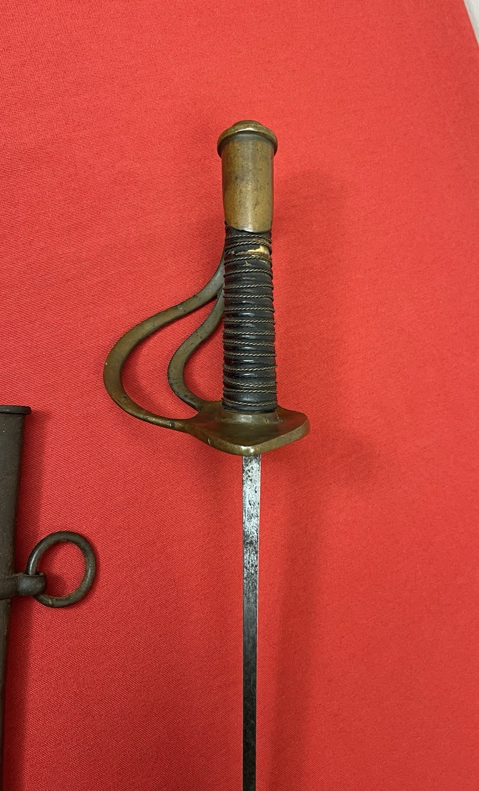 M1860 U.S. Civil War Cavalry Saber Sword Used Free Shipping