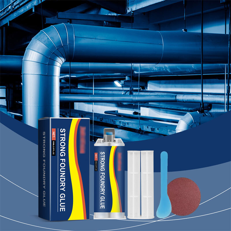 Strong Foundry Glue, High Temperature Resistant Casting Repair,Metal Repair Glue