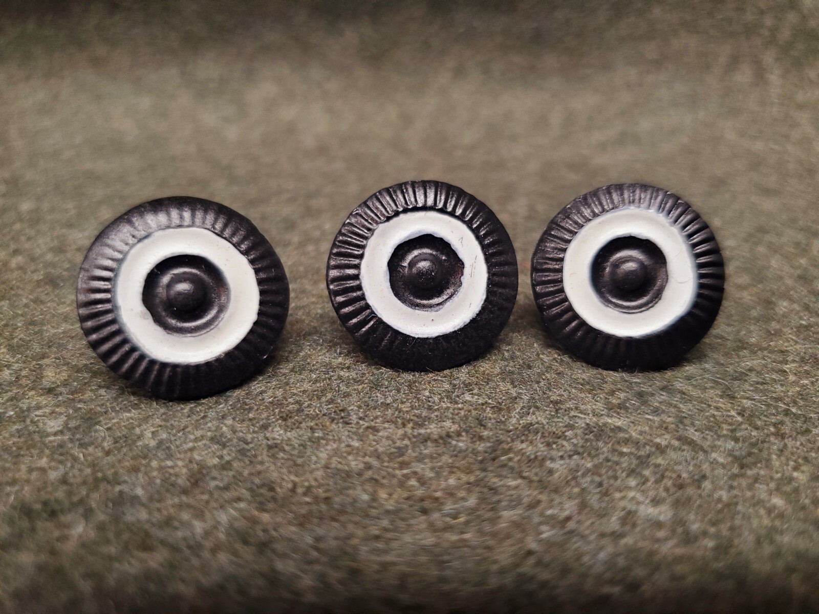 WWI German NCO Cockade painted in Prussian state Colors