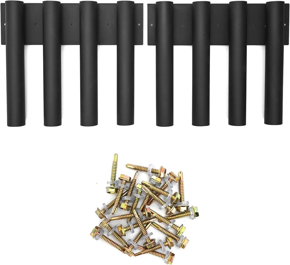 Shovel Holder for Truck 8-Hole Shovel Mount Metal Trailer Tool Rack with 8 Tool