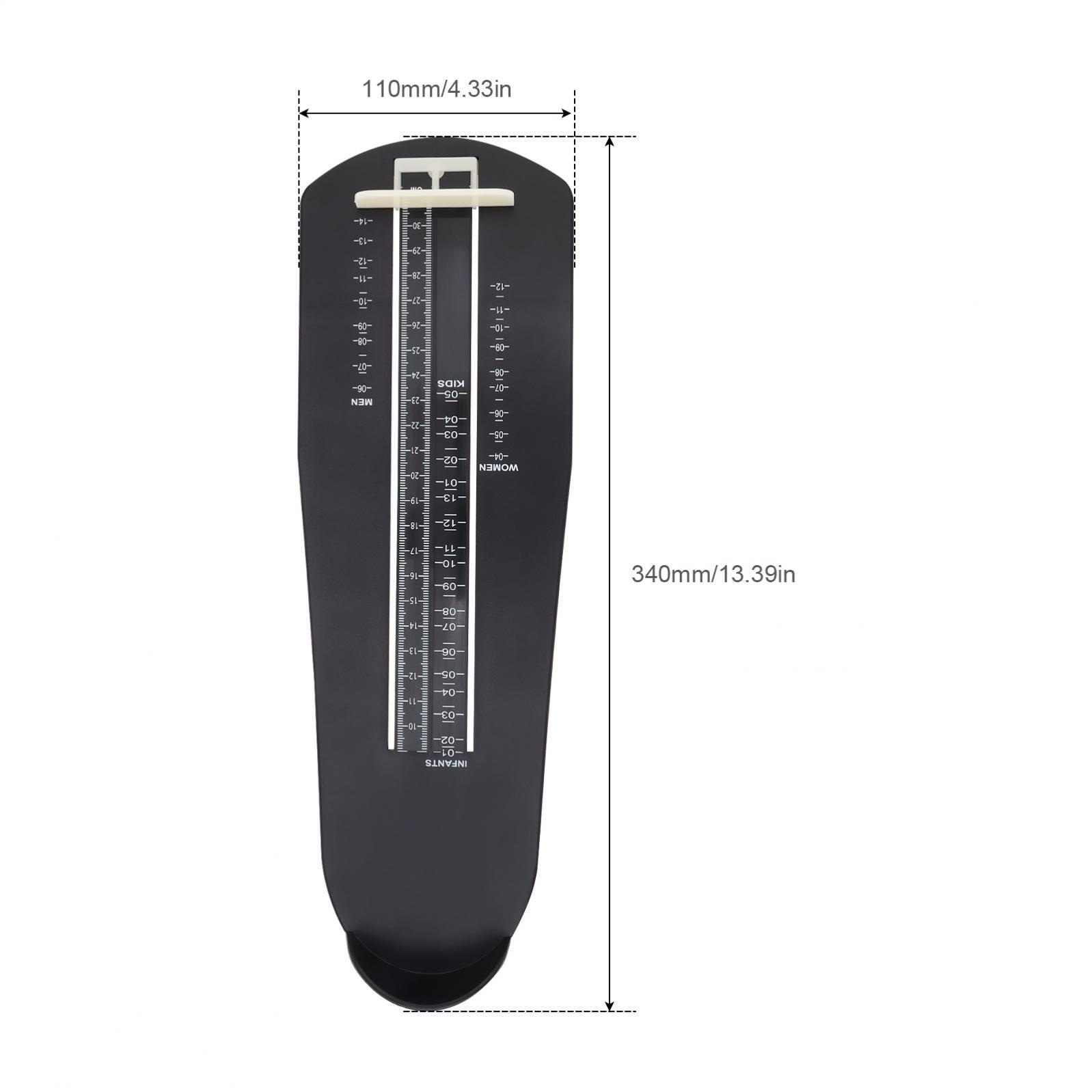 Foot Measuring Device Shoe Sizer Ruler for Kids & Adults US Accurate Size Tool