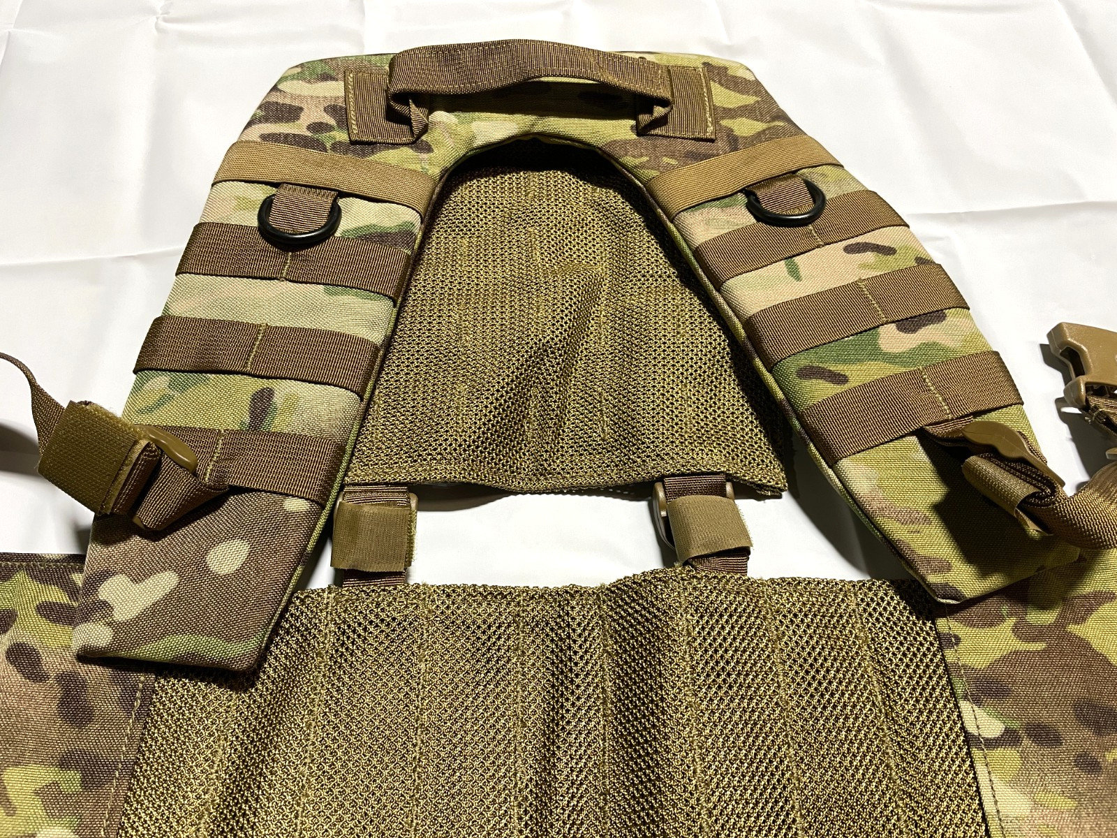 US Army OCP Multicam DFLCS V2 Load Carrying Gear Vest - H Harness - LARGE - NEW