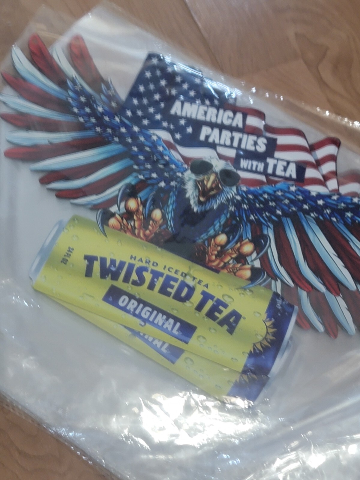 TWISTED TEA hard iced American Eagle Metal SIGN Mancave Garage Bar Pub decor