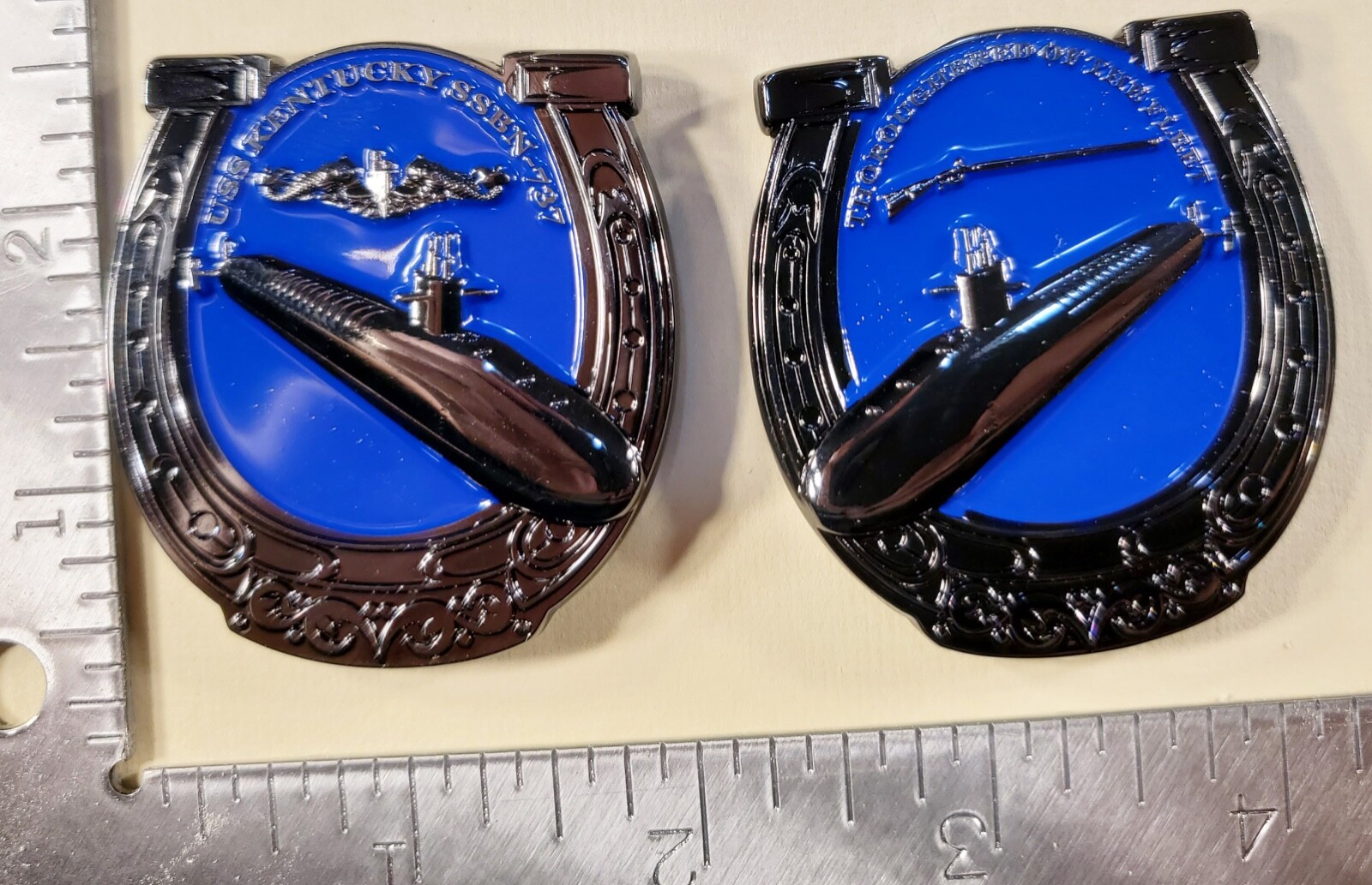 USS Kentucky SSBN-737 Submarine challenge Coin US Navy Challenge Coin O 2.0" 129