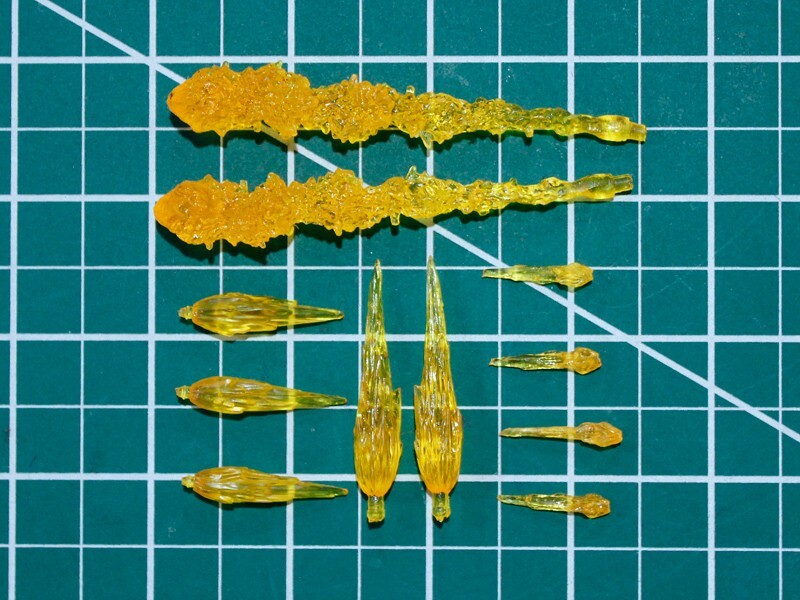 Custom Flame Effects for small scale figures 1:12 1:10 muzzle blast