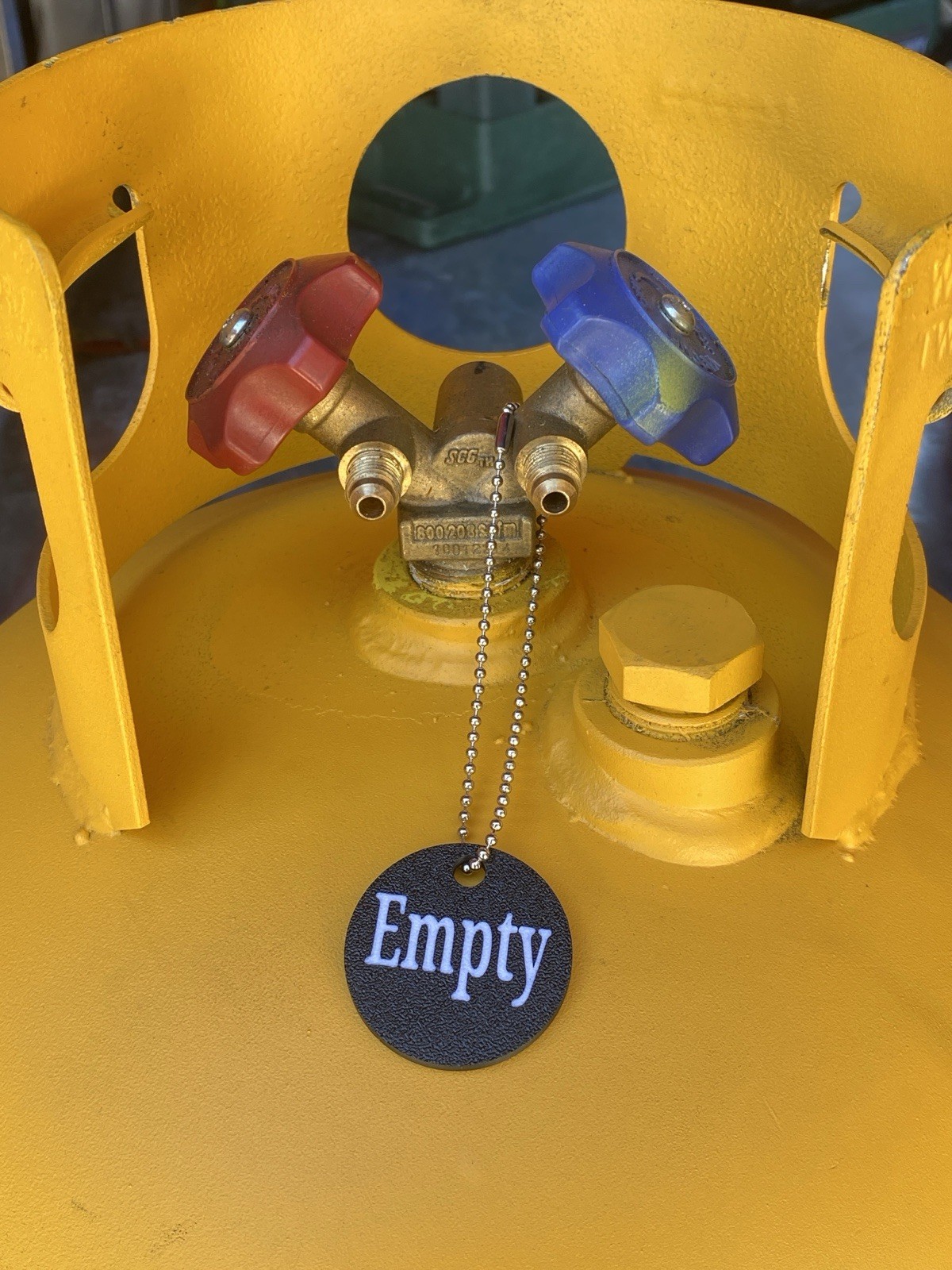 HVAC Recovery Tank Cylinder Tags Set Of 8