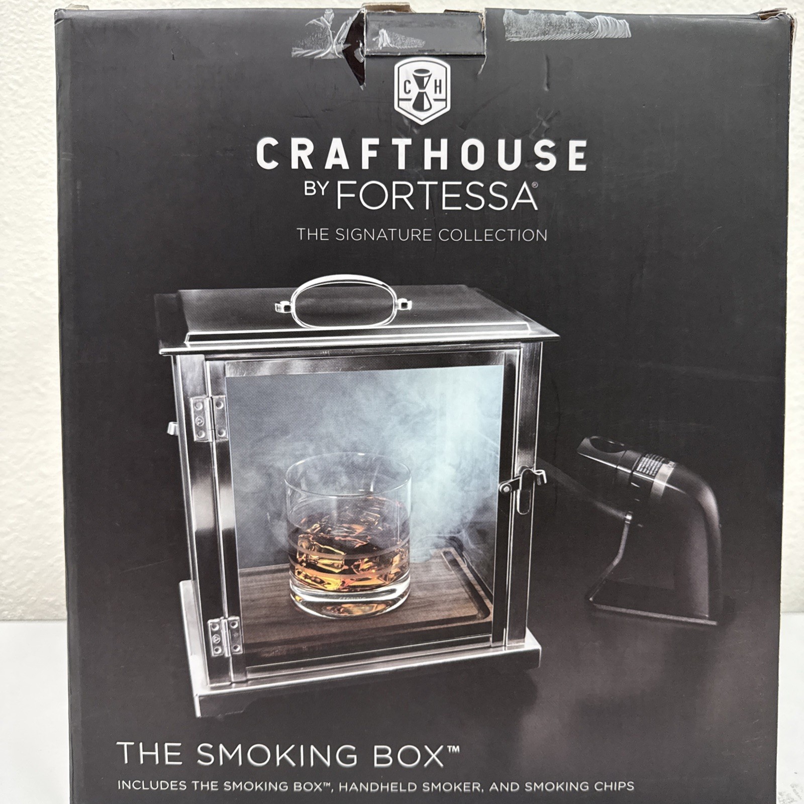 Crafthouse by Fortessa Professional Barware Glass Smoking Box