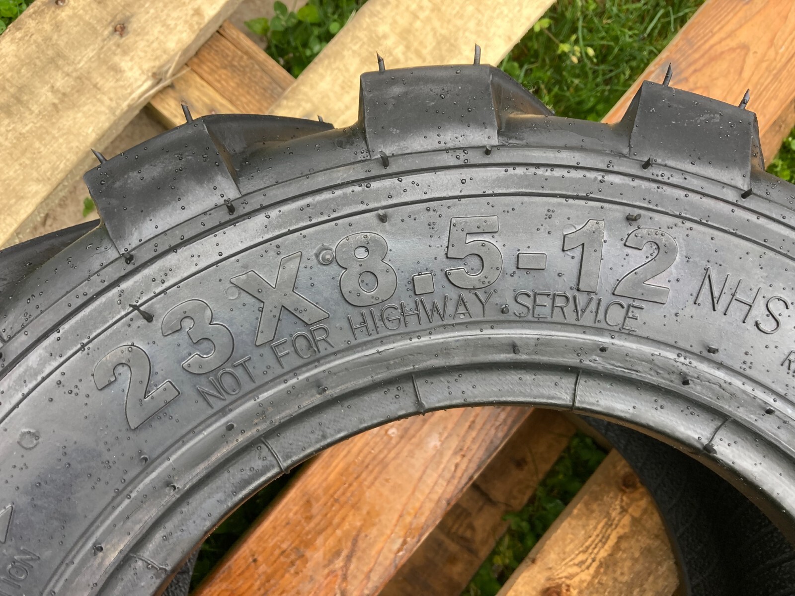 Pair of 2 -23X8.50-12 Tractor Tires - 23X8.5-12 Forerunner SKS-5