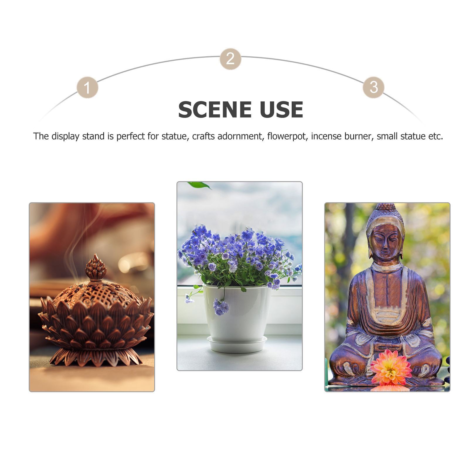 Potted Display Shelf Rack Plant Stand Holder Planter Stand Flowerpot Base New