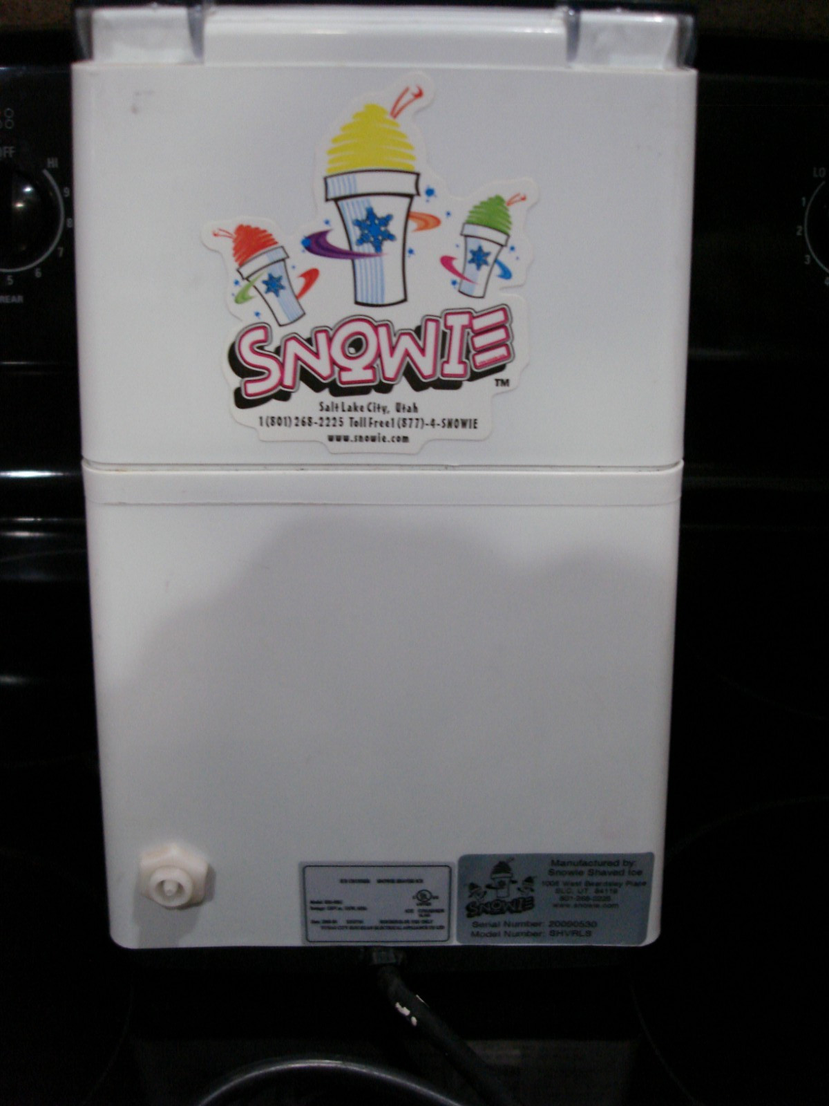 Little Snowie Max Snow Cone Machine Premium Shaved Ice Maker