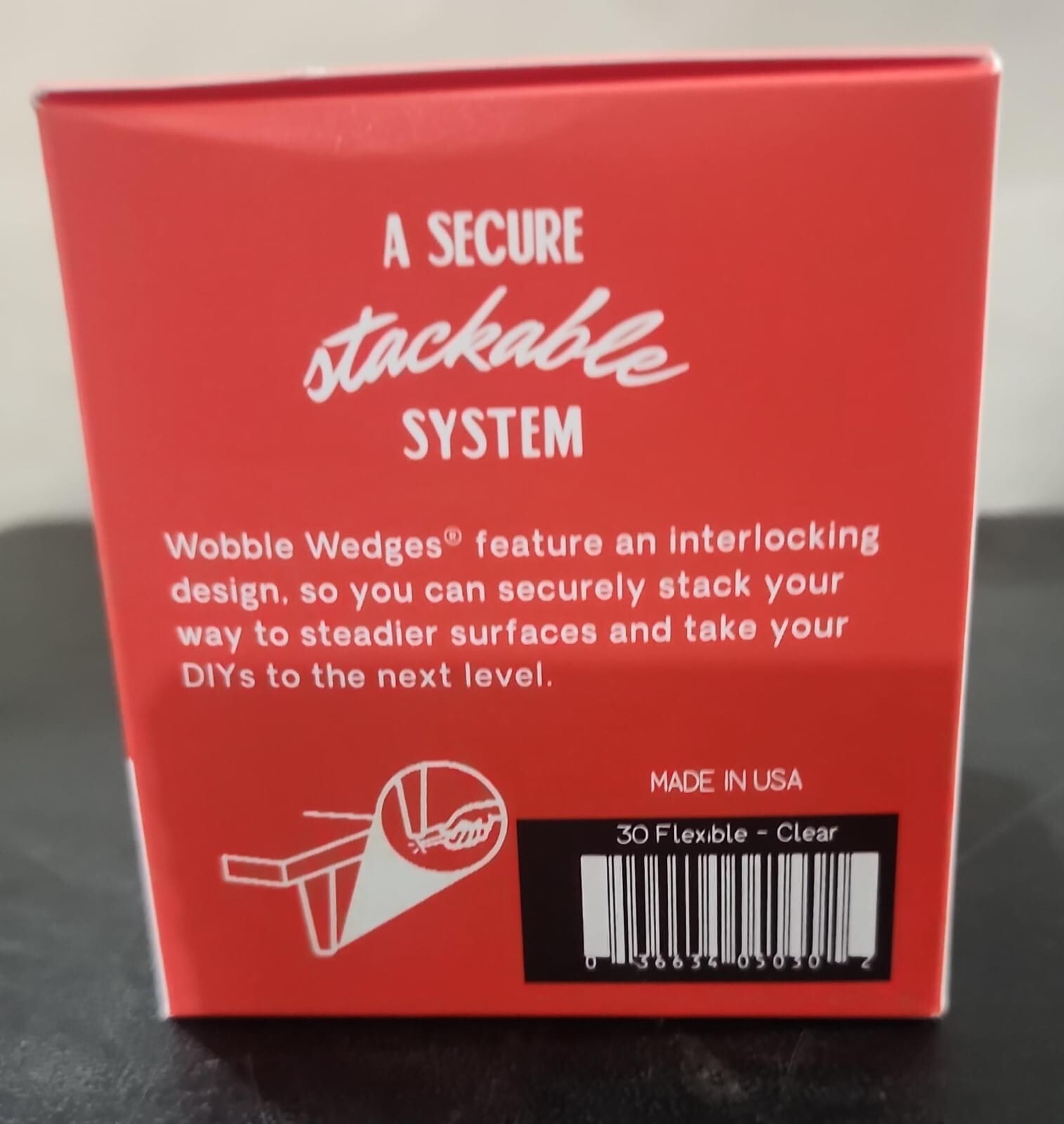 Wobble Wedges Flexible Plastic Shims ~ 30 Pack