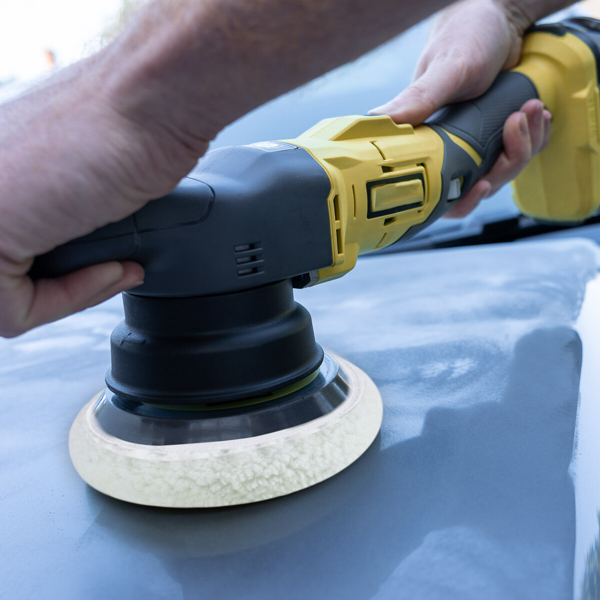 6PCS Polishing Bonnet Buffer Pads Soft Wool for 5-6" 7-8" 9-10" Car Polisher US