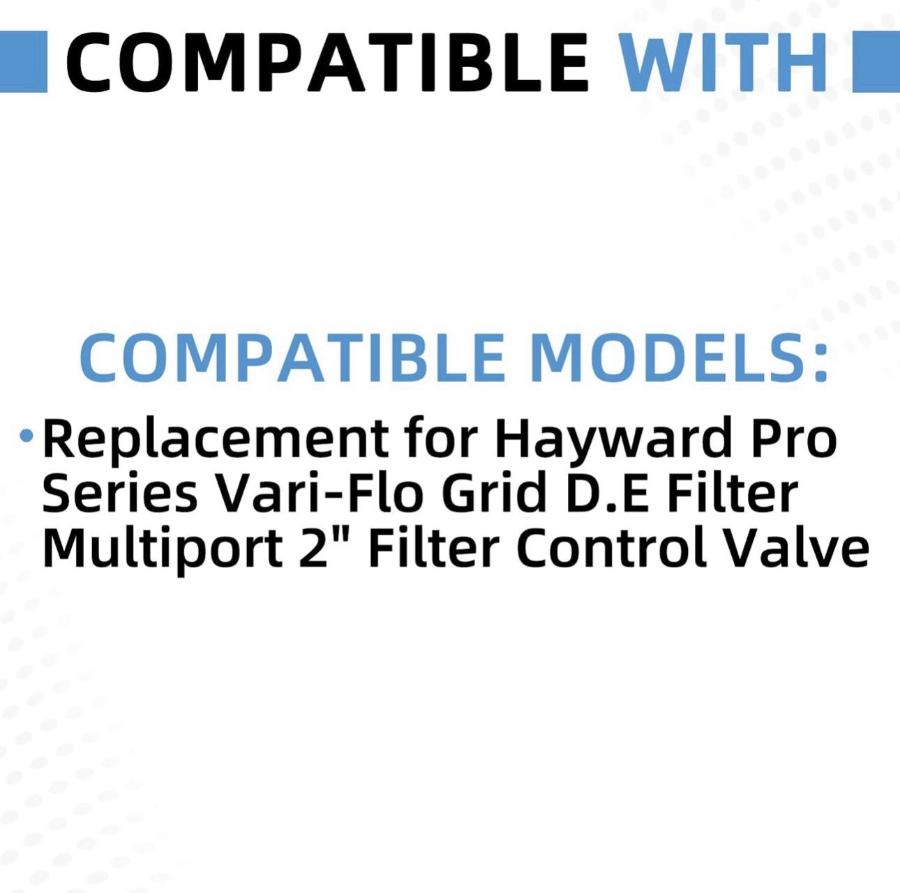 SP0715XR50 2 Inch Pool Multiport Control Valve Replacement for Hayward Pro Se...