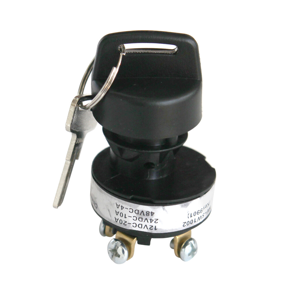 Ignition Switch 4360469 Compatible with JLG 12VDC-20A 24VDC-10A 48VDC-4A E201575