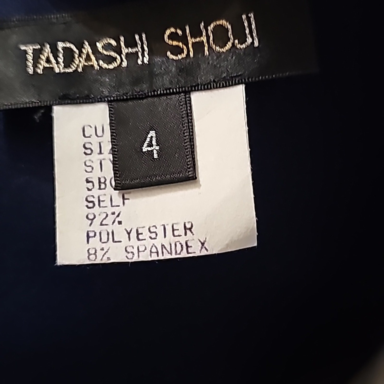 Tadashi NWOT Satin Blue Gown 4