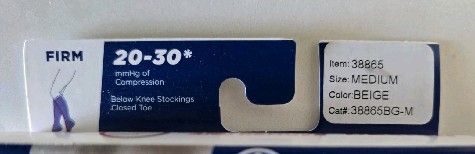 Truform Leg Health Compression Socks – Unisex, Firm Support (20-30 mmHg) 38865